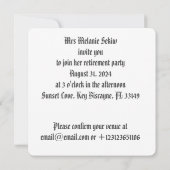 invitation à la retraite (Dos)