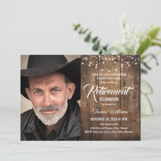 Invitation à la retraite (Debout devant)