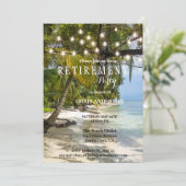 Invitation à la retraite à chaîne de plage tropica (Debout devant)
