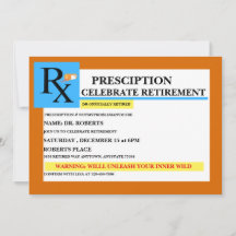 Invitation à la retraite amusante | N'importe quel