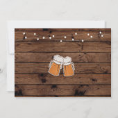 Invitation à la retraite Bière Invitation de la fê (Dos)