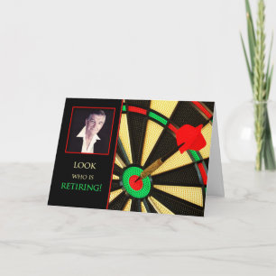INVITATION À LA RETRAITE - CIBLE DE FLECHETTES - P