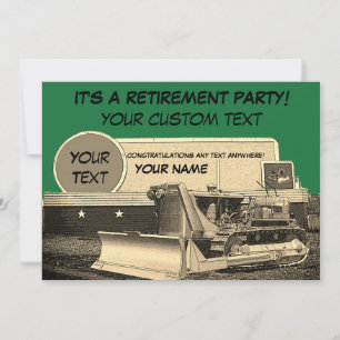 INVITATION À LA RETRAITE DE BULLDOZER, INGÉNIEUR D