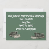 INVITATION À LA RETRAITE DE BULLDOZER, INGÉNIEUR D (Dos)