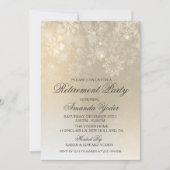 Invitation à la retraite de flocon de neige d'hive (Devant)