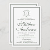 Invitation à la Retraite de golf classique (Devant / Derrière)