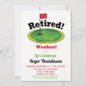 Invitation à la retraite de golf - Retraite de gol (Devant)