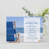 Invitation à la retraite de la chaise de plage (Debout devant)