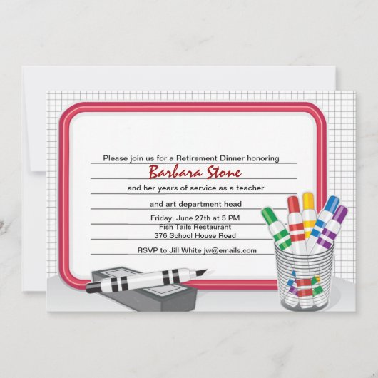 Invitation à la retraite de la Commission d'efface (Devant)