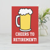 Invitation À La Retraite De La Fête De La Bière (Debout devant)