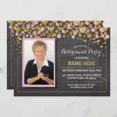 Invitation à la Retraite de la fête du Chalk rose (Devant / Derrière)