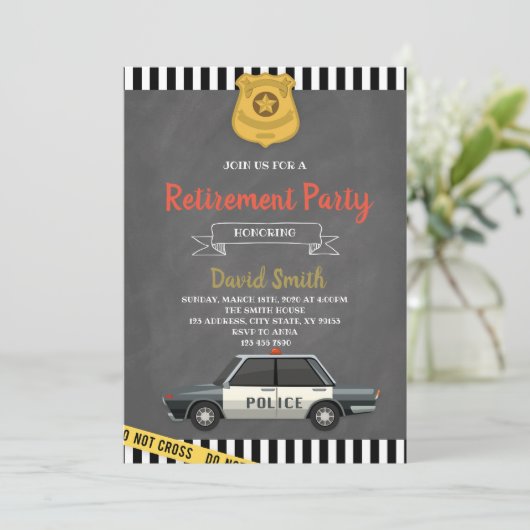 Invitation à la retraite de la police (Debout devant)