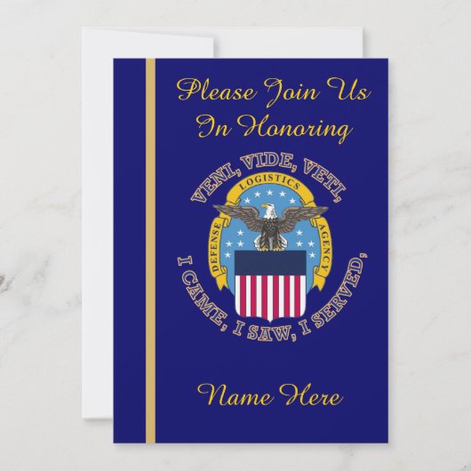 Invitation à la retraite de l'Agence de la logisti (Devant)