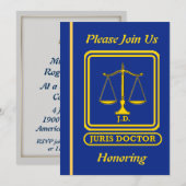 Invitation à la retraite de l'avocat J.D. (Devant / Derrière)