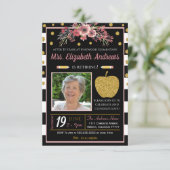 Invitation à la retraite de l'école d'enseignant (Debout devant)