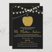 Invitation à la retraite de l'enseignant - Gold Ap (Devant / Derrière)