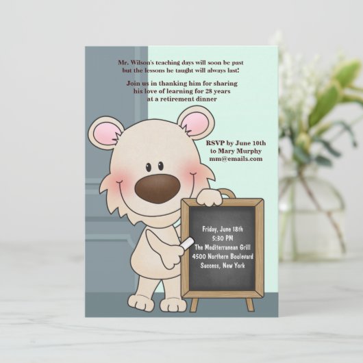 Invitation à la retraite de l'instructeur Hound (Debout devant)