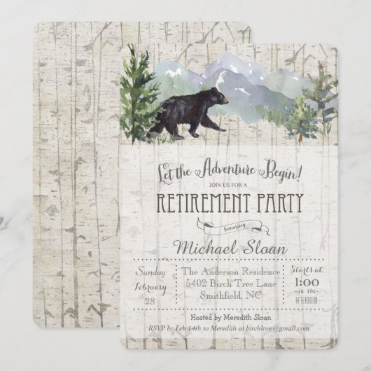 Invitation à la retraite de l'ours : l'aventure co (Devant / Derrière)