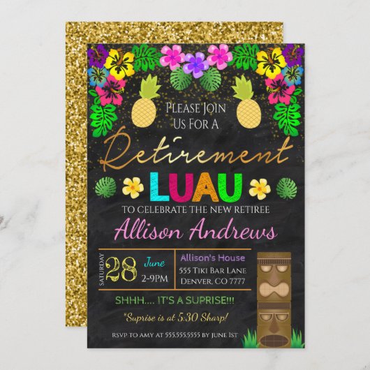 Invitation à la retraite de Luau (Devant / Derrière)