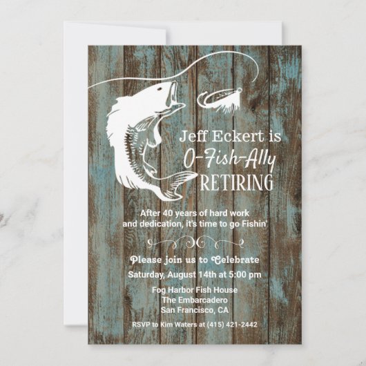 Invitation à la retraite de pêche (Devant)