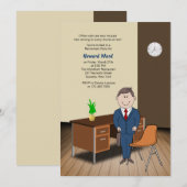 Invitation à la retraite des employés du bureau ou (Devant / Derrière)