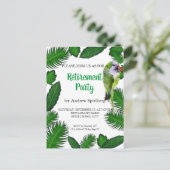 Invitation à la retraite des feuilles de perroquet (Debout devant)