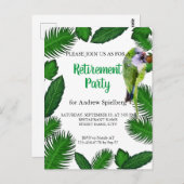Invitation à la retraite des feuilles de perroquet (Devant / Derrière)