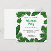 Invitation à la retraite des feuilles de perroquet (Devant / Derrière)
