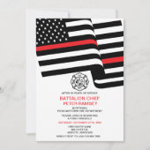 Invitation à la retraite des pompiers (Devant)