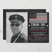 Invitation à la retraite des pompiers (Devant / Derrière)