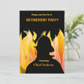 Invitation à la retraite du chef pompier/incendie (Debout devant)