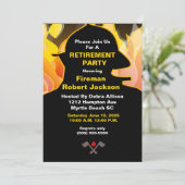 Invitation à la retraite du chef pompier/incendie (Debout devant)