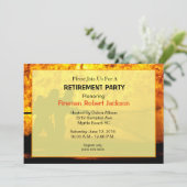 Invitation à la retraite du chef pompier/incendie (Debout devant)