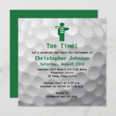 Invitation à la Retraite du golf Green Golf (Devant / Derrière)