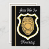 Invitation à la retraite du lieutenant de police (Devant / Derrière)