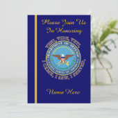 Invitation À La Retraite Du Ministère De La Défens (Debout devant)