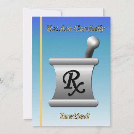 Invitation à la retraite du pharmacien (Devant)