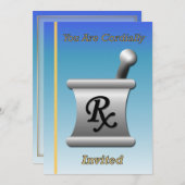 Invitation à la retraite du pharmacien (Devant / Derrière)