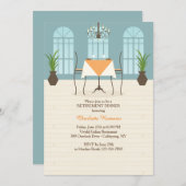 Invitation à la retraite du restaurant Intérieur (Devant / Derrière)