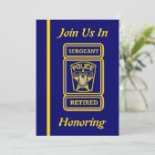 Invitation à la retraite du sergent de police (Debout devant)