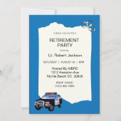 Invitation à la retraite d'un agent de police de V (Devant)