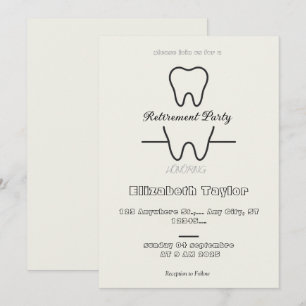 Invitation à la retraite d'un dentiste - Merci Den