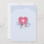 Invitation à la retraite d'un médecin floral ou d' (Dos)