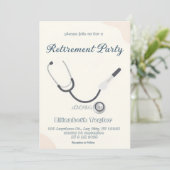 Invitation à la retraite d'un médecin ou d'une inf (Debout devant)
