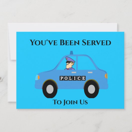 Invitation à la retraite d'un officier de police (Devant)