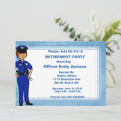 Invitation à la retraite d'un officier de police (Debout devant)