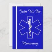 Invitation à la retraite d'un technicien Médicale (Devant)