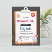 Invitation à la retraite d'une infirmière (Debout devant)