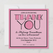 Invitation à la retraite en Merci (Devant)