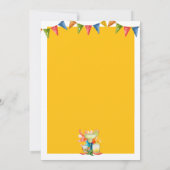 Invitation À la retraite Fête finale colorée (Dos)